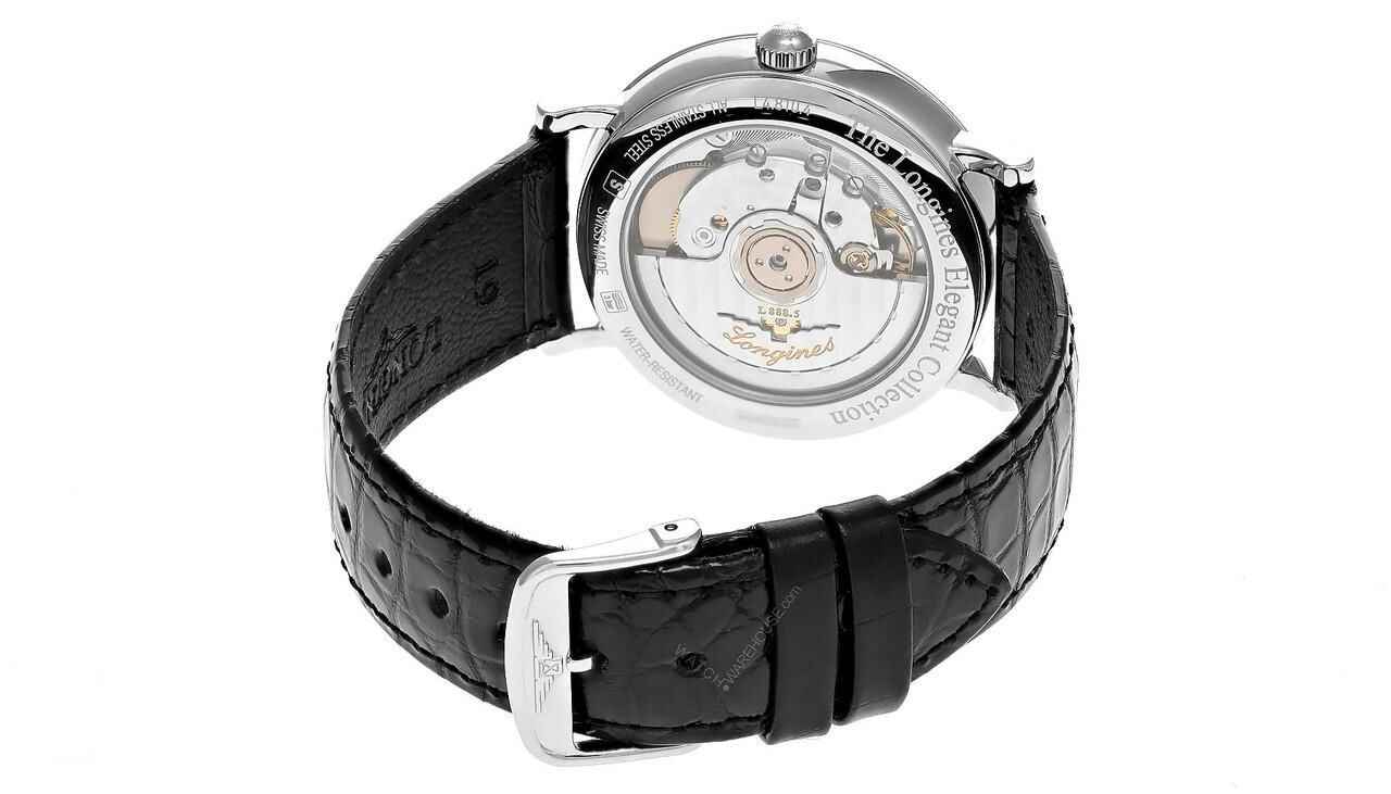 Pre-owned Longines Elegant Collection Auto 37mm Grey Dial Men's Watch L4.810.4.72.2