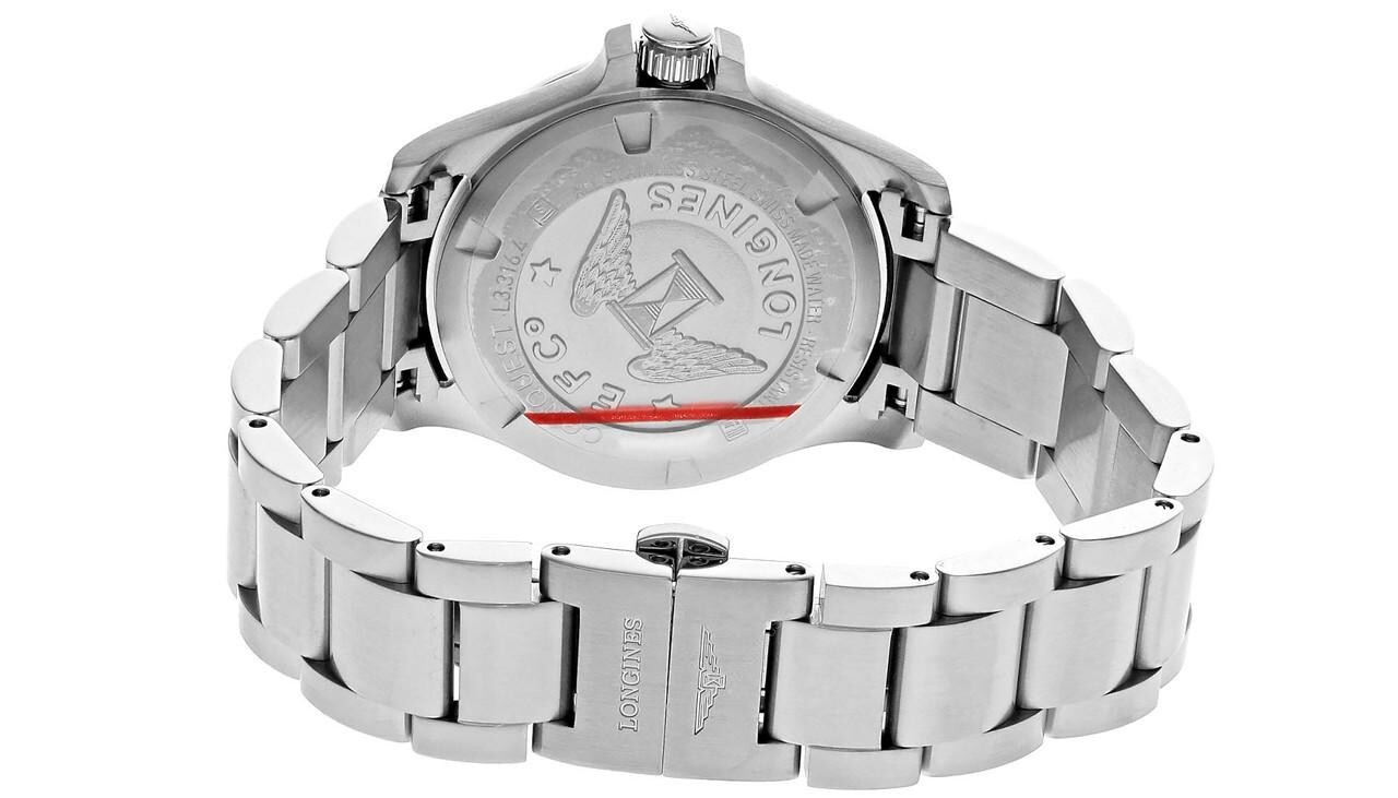 Pre-owned Longines Conquest V.h.p. 36mm Ss Women's Watch L3.316.4.76.6