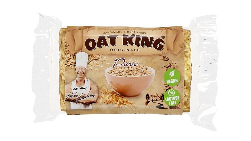 Oat King Haferriegel, 10 X 95 G Riegel, Pure (Vegan)