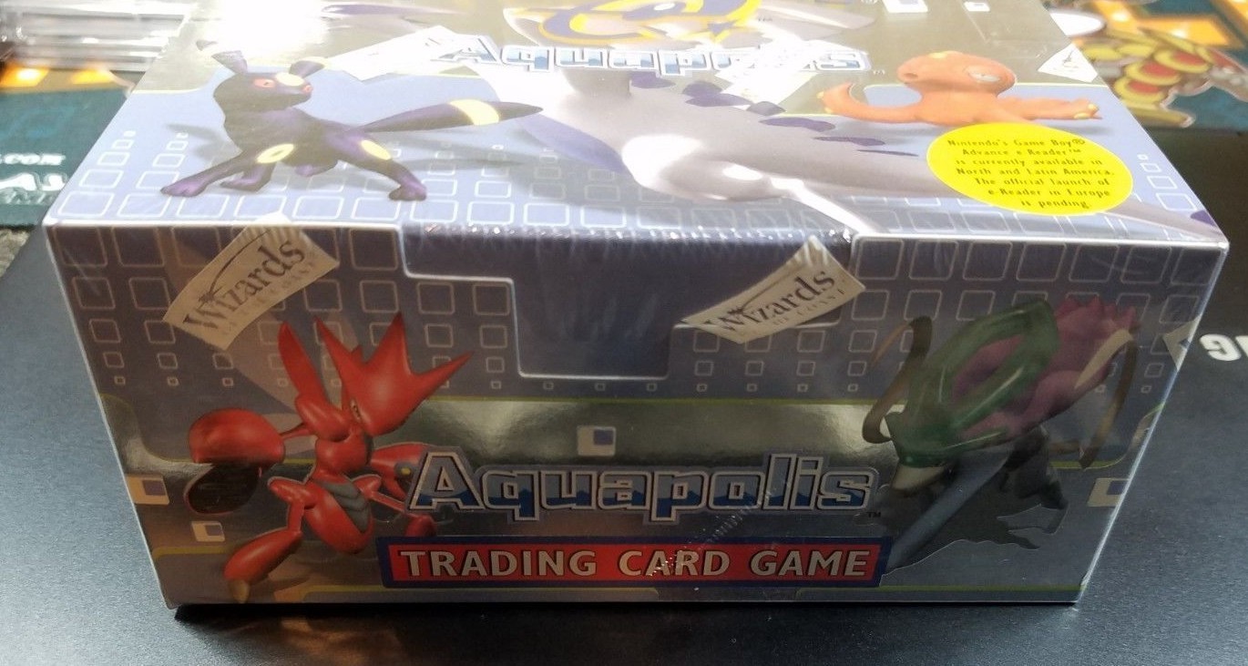 Sealed Pokemon Aquapolis Booster Box! 36 Booster Packs!