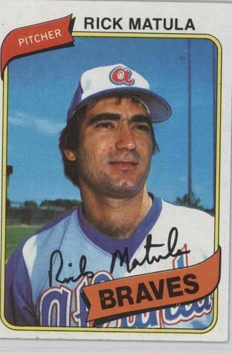 1980 Topps - Rick Matula #596