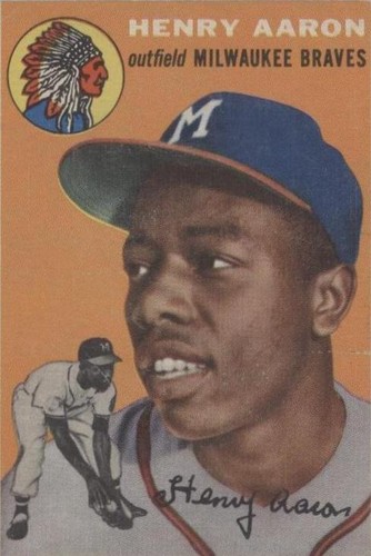1954 Topps - Hank Aaron #128