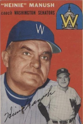 1954 Topps - Heinie Manush #187