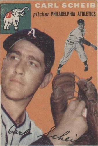 1954 Topps - Carl Scheib #118