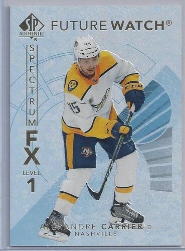 2017-18 SP Authentic - Alexandre Carrier #S-59