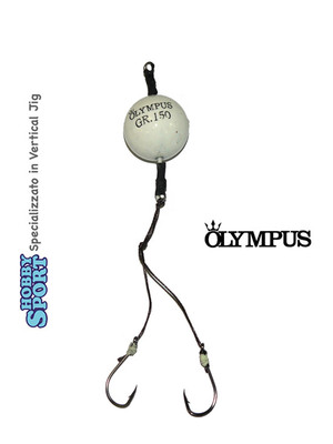 LIVE KAB OLYMPUS 150 GR  FLUO  DOPPIO ASSIST HOOK PESCA MARE BARCA DENTICE