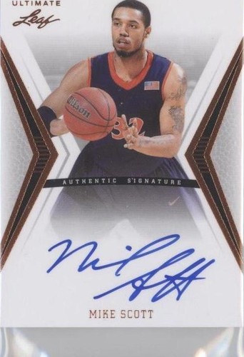 2012 Leaf Ultimate - Mike Scott #BA-MS1