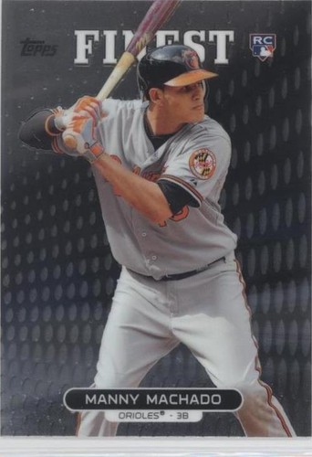2013 Topps Finest - Manny Machado #80