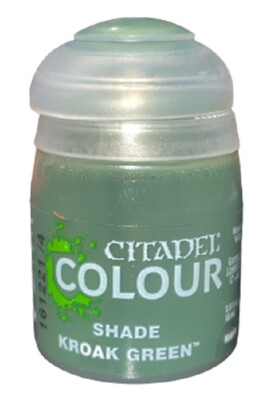 Warhammer Citadel Colour Kroak Green 18ml (Shade) Paint Pot [24-29]