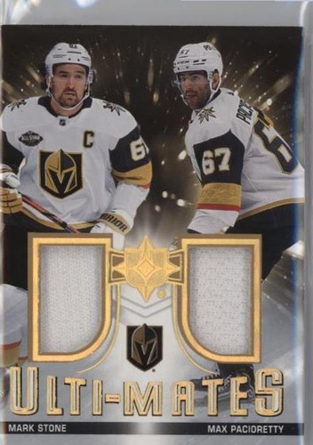2021-22 Upper Deck Ultimate Collection - Mark Stone Max Pacioretty #UTM-PS