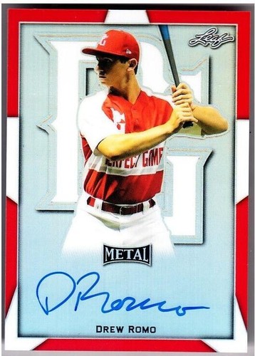 2019 Leaf Perfect Game All-American Classic - Drew Romo #BA-DR1