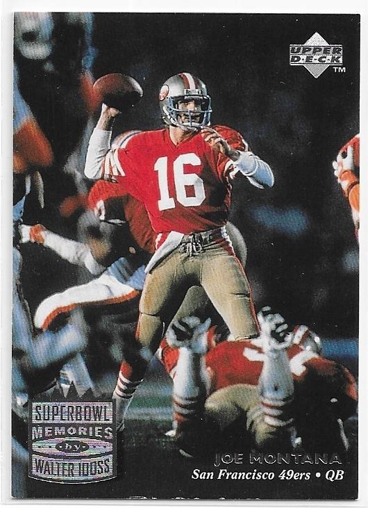 JOE MONTANA 1997 Upper Deck Legends Football card #207 San