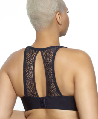 Paramour by Felina SUGAR BABY Carolina Lace T-Back Open-Back Bra 34H 115011