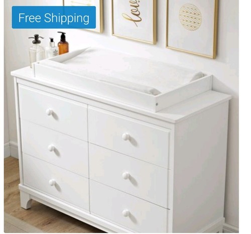 Baby Relax Changing Topper White