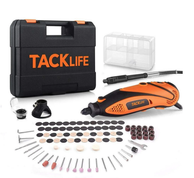 Tacklife RTD35ACL Advanced Multi-functional Rotary Tool Kit with 80 Accessories