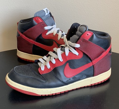 Nike Dunk High North Varsity Mens US Size 12 Red Black Nike Dunk High North Varsity Mens US Size 12 Red Black