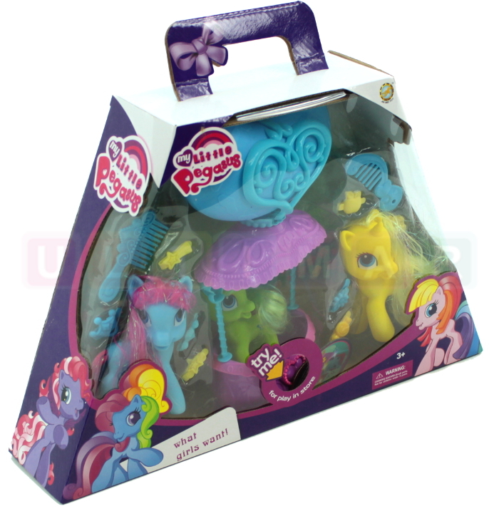 MY LITTLE PEGASUS GIOCATTOLO CON ACCESSORI GIOCO PER BAMBINE FANTASTICO NUOVO