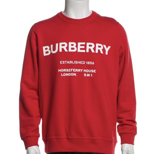 BURBERRY   スウェット　M バーバリー Burberry スウェット パイル地 ロゴ 黒 M トレーナー