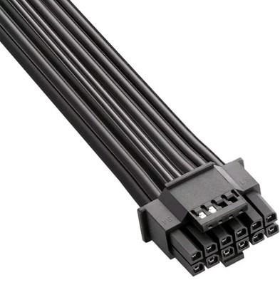 CableMod Basics C-Series 12VHPWR PCI-e Cable for Corsair Black 16-pin to Quad 8