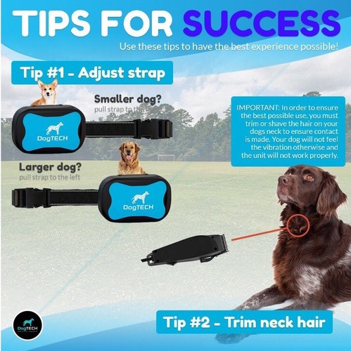 Bark Collar by DogTECH: No Shock Humane Training Collar, Sound and Vibration