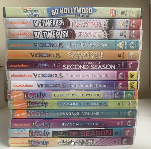 iCarly + Victorious + Drake And Josh DVDs Seasons Series iCarly + Victorious + Drake And Josh DVDs Seasons Series