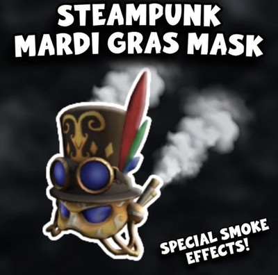 Roblox Mardi Gras Steampunk Mask- [GLOBAL | ALL PLATFORMS]
