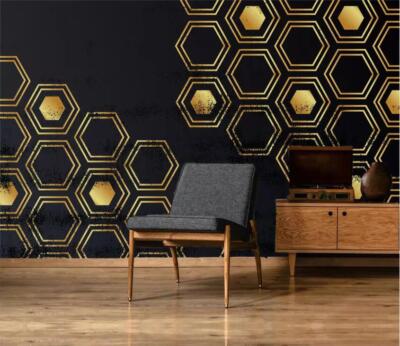 3D Simple Polygon ZHUA309 Wallpaper Wall Murals Removable Self-adhesive Amy