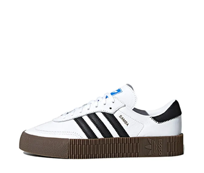 Adidas samba rose outlet trainers core black gum