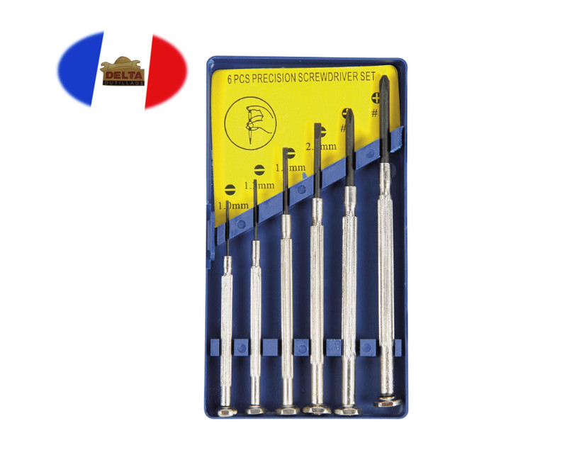 Mini Tournevis De PrÃ©Cision Kit 6 Outils Montre Bijoux Lunettes Pc Portable