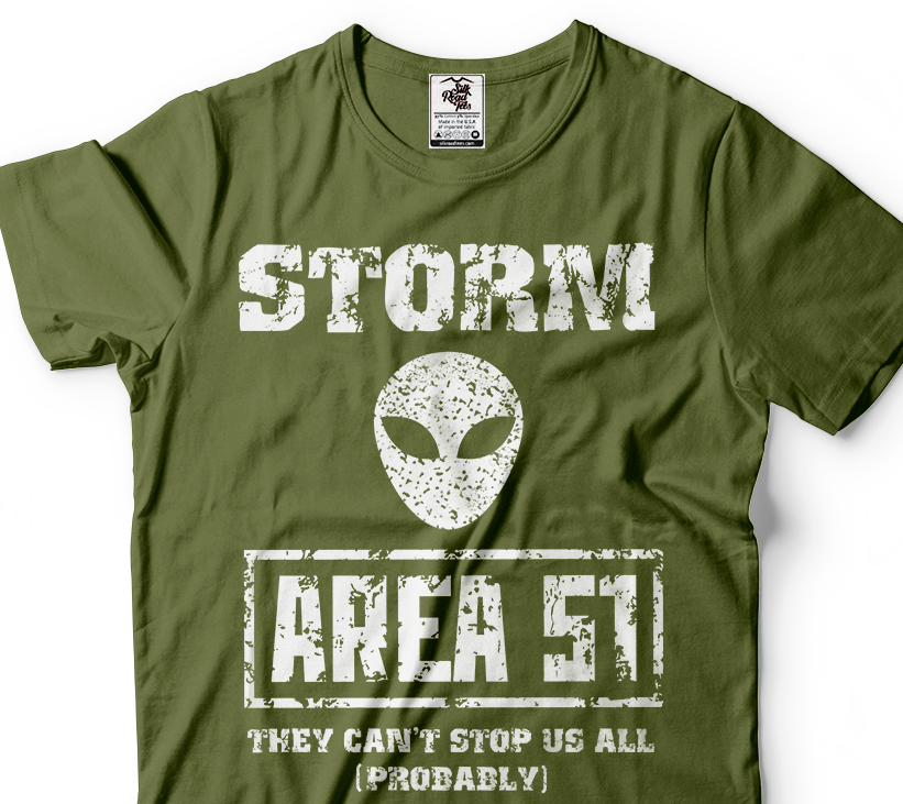 Storm Area 51 They Can't Stop All Of Us (Probably) T-Shirt Storm Area 51 They Can't Stop All Of Us (Probably) T-Shirt