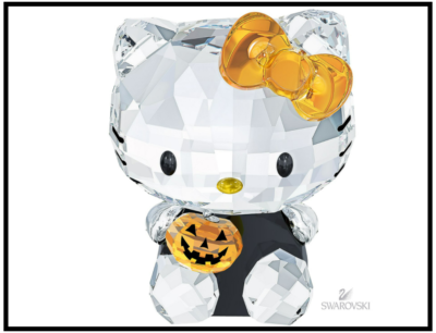 スワロフスキー　キティHello Kitty Halloween 置物 Swarovski Hello Kitty Halloween Crystal Figurine - 1191918