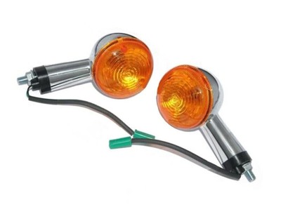 Fit For Royal Enfield Meteor 350 Classic Indicator Pair Chrome Reborn 350 New