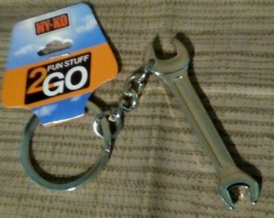 HY-KO Keychain KC0747 2 Go Fun Stuff / Wrench Tool Free Shipping NEW!