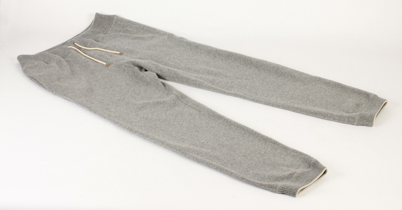 【関税込み】BRUNELLO CUCINELLI Cashmere joggers $3295 BRUNELLO CUCINELLI 100% Cashmere Joggers - Gray - XL