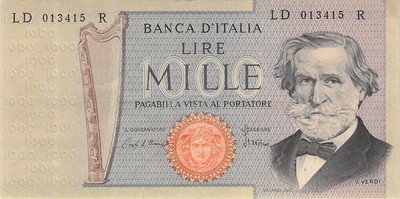 Italy 1000 Lire Vatican