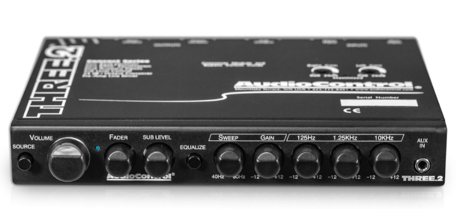 AudioControl THREE.2 InDash Equalizer Audio Subwoofer Crossover