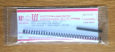 Wolff 1911 12-Pound Reduced Power Recoil Spring,  # 41912