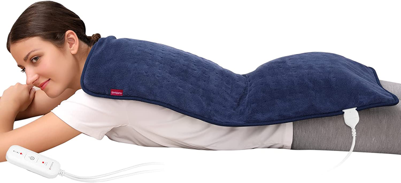 17''X33'' XXXL King Size Heating Pad for Back Pain Relief Cramps with Auto Shut