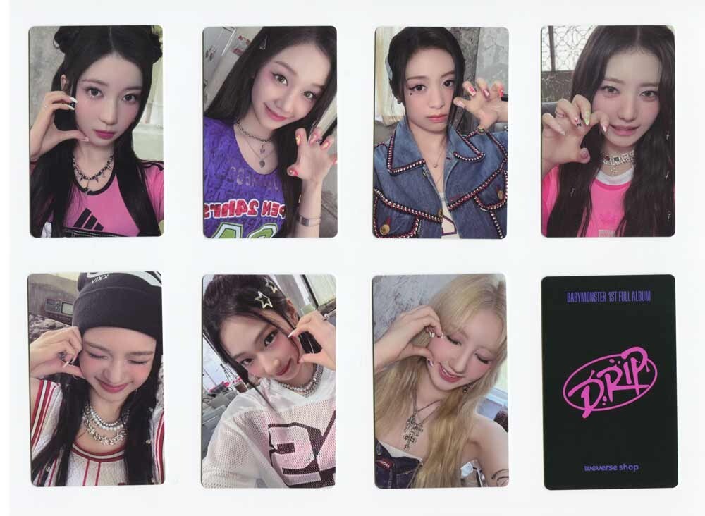 babymonster drip weverse ホワイトディ－ アヒョン 3枚 babymonster drip weverse ホワイトディ－ アヒョン 3枚