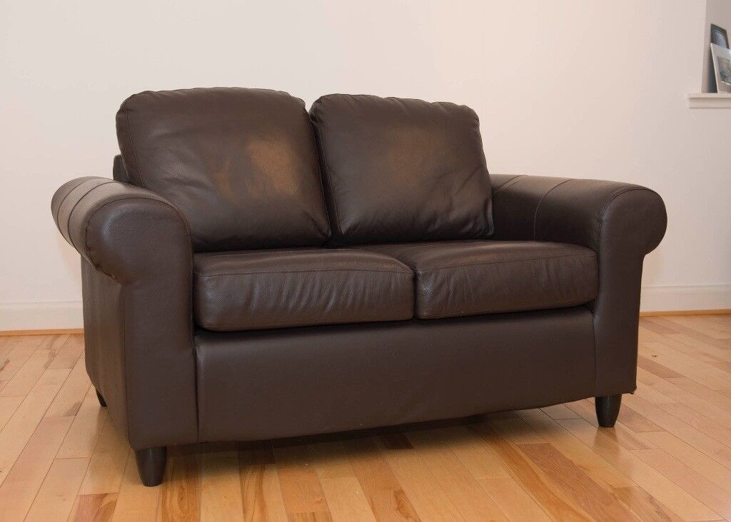  Ikea  Leather 2  Seater  Sofa  in Perth Perth and Kinross 