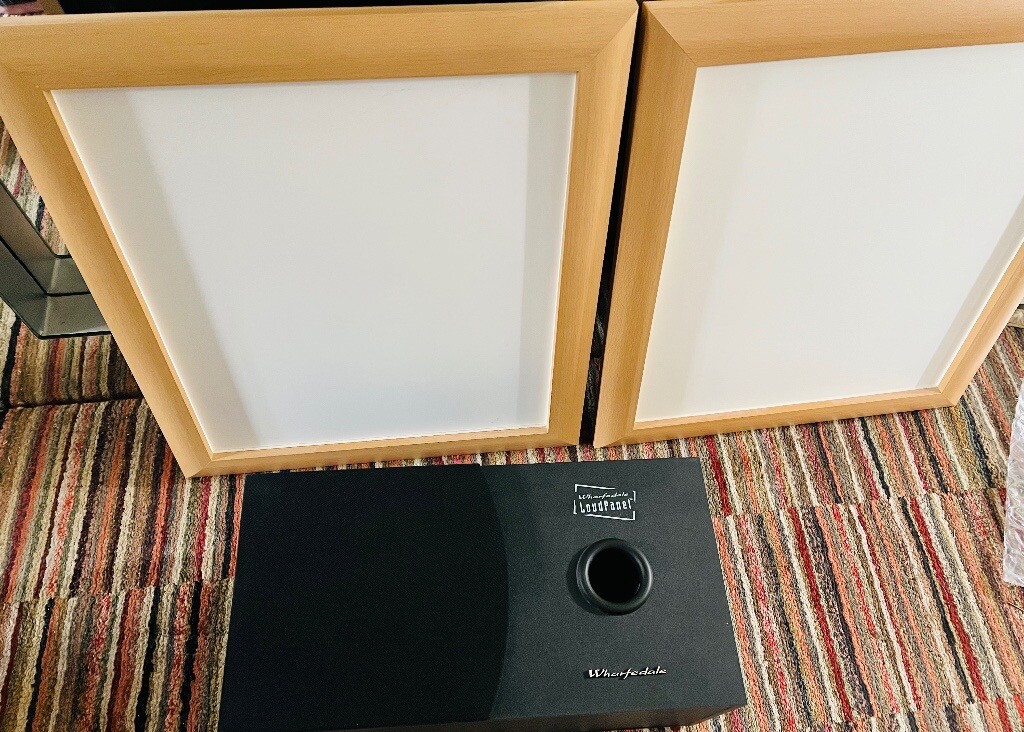 Wharfedale flat panel speaker system with sub in Old Windsor
