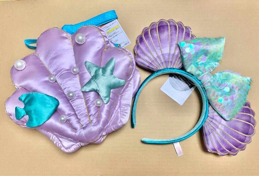 Tokyo Disney The Little Mermaid Ariel Shoulder Bag & Head Tokyo Disney The Little Mermaid Ariel Shoulder Bag & Head