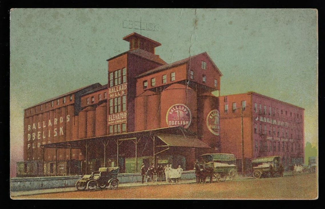 Advertising Postcard - Obelisk Flour, Ballard & Ballard Co., Louisville, KY