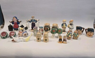 Lot 13 of Assorted Vintage Mostly  Japanese Salt & Pepper Shakers Very Nice ! 