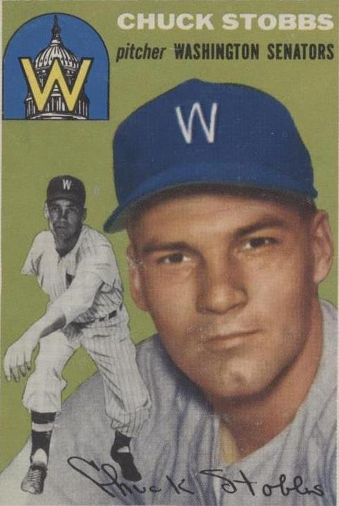 1954 Topps - Chuck Stobbs #185