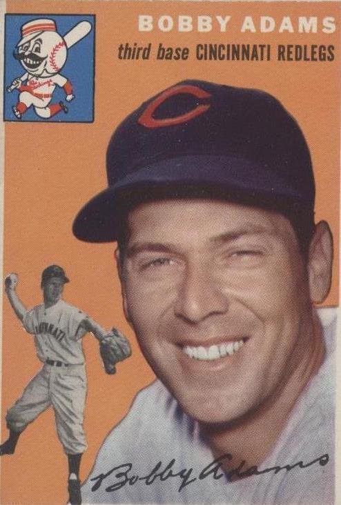 1954 Topps - Bobby Adams #123