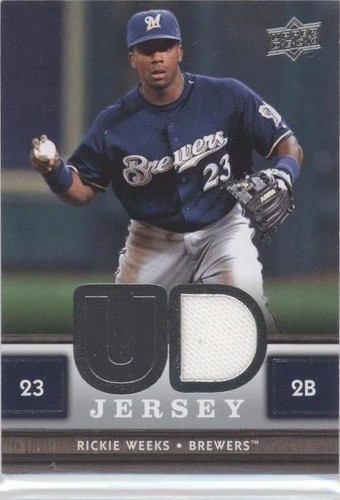 2008 Upper Deck - Rickie Weeks #UDJ-RW