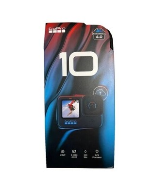 GoPro HERO10 Black 5K and 20 MP Action Camera - Brand New - SHIP GLOBALLY