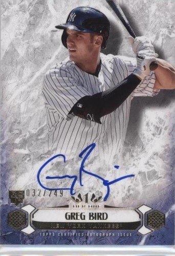 2016 Topps Tier One - Greg Bird #BOA-GBI