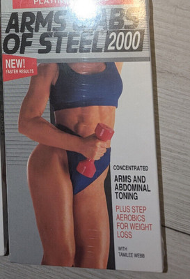 New Sealed ARMS & ABS OF STEEL 2000 Platinum Series VHS 50min Workouts Exercise